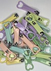 26 Multicolor Heart-shaped Nail Clippers Lot  Plastic   Metal Lot Spa Party