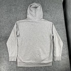 Adidas Hoodie Mens Xl Gray Graphic Logo Pullover Sweatshirt Drawstring