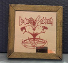 Black Sabbath Carnival Mirror Glass Wood Frame Vintage Dio Ozzy Osbourne Prize