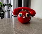 Vintage Ussr Kids Telephone Cheburashka Mid-century Soviet Toy