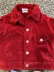 Georgie Vintage 1970s Boys Size 5t Red Outfit Pants Short Velvety Suit