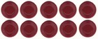 New 500 3 1 G Maroon Light Weight Interlocking Plastic Roulette Poker Chips  