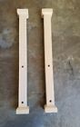 Dollhouse Miniature Square Columns Pillars 2 Pieces 8 3 8  Tall 1 12 Scale