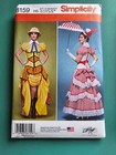 Lot Of 4 Victorian Costume Patterns - Sizes 4-14  Uncut