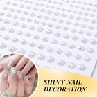 Self Adhesive Hair Pearls Gem White Jewel Sticker For Making Hair Decor Face  Bo