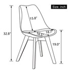 Mid Century Modern Dining Chairs  Shell Lounge Plastic Desk Chair Side Chair    