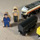 Imaginarium Wooden Train Lot 9 Pcs Engines Srr-064 Conductor Fits Brio Thomas