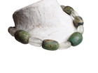 Precolumbian Beads Necklace Jade Green Stone Ancient Crystal Beads
