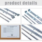 For Dell Poweredge R640 2u Slim Static Readyrail Server Rail Rack Mount Kit 