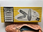 Vintage Hand Carved Leather Women   s Size 7 Shoes Unworn  