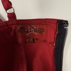 Vtg Royal Bones Daang Tripp Red Corset Top Sz M Y2k Mall Goth Alt Emo Punk Lace