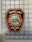 Groveland Fire Dept Patch Massachusetts Firefighting   Rescue Collectible