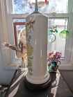 Charismatic  37  Double Dragon Pillar Lamp Art Deco Antique Chinoiserie China