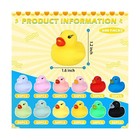 900 Pieces Rubber Duck In Bulk Bath Toys Set Bulk Mini Colorful Ducks Baby Sh   