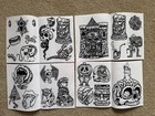 Sean Aaberg Tattoo Flash Book Set I-iv Lowbrow Zine Goblinko Pork Magazine