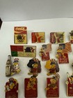 Vintage Lot Of 37 1984 La Summer Olympic Coca-cola   Sam The Eagle Lapel Pins