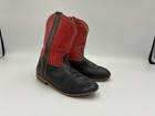 Vintage Red Cowboy Boots Toddler Child Leather Western Wear Ware Rare