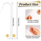 4pcs Bead Spinner Needles Big Eye Beading Needles Stainless Bead Needle bead    