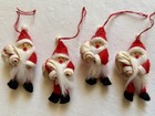 Lot Of 12 -  Vintage Scandinavian Tomte Santa Gnome Wood Christmas Ornaments