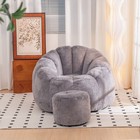 Giant Bean Bag Chair Oversized Bean Bag Couch Soft Fuzzy Lazy Sofa Lounge Chair