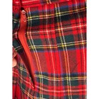 Lindsey Blake Vintage Red Tartan Plaid Wool Pleated Mini Skirt Size 16