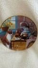 Hamilton Cat Plate Table Manners Collector Edition Decorative Art Vintage Gift