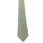 Brooks Brothers Boys Youth 100  Silk Necktie Designer Toucan Green bird pink Guc