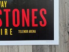 Rolling Stones Lithograph Poster 14 On Fire Tour Oslo Norway 2014 Numbered Art