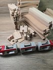 87 Pc Brio Wooden Railway Train Set Lot Track  Brio Hape Ikeak  Free Shipping