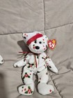 Ty Beanie Baby  1998 Holiday Teddy   brand New  Rare Retired W  Errors 