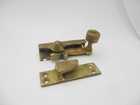 Victorian Brass Sash Window Latch Lock Fastener Catch Old Handle Antique Beehive