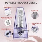Rivvta Mechanical Metronome  Metronome For Piano  Guitar  Bass  Violin  Drums  