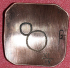 Lucky Number 8-americana Love Token good Luck elongated Penny crafted Byaa ix 