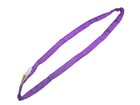 2-pack 4 Ft Hd Purple Polyester Endless Round Slings     Industrial Rated Lifting