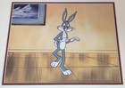1970s Bugs Bunny Production Animation Cel On Hand Painted Production Background