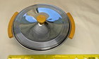 Vintage 1930s Chase Chrome   Butterscotch Yellow Bakelite Art Deco Round Bowl