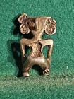 Pre-columbian Tairona Tumbaga Gold God Effigy Pendant Humanoid 