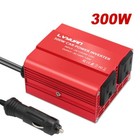 Car 300w Power Inverter Dc 12v To Ac 110v 120v Adapter Converter Charger Outlet