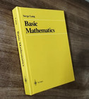 Basic Mathematics  Hardcover By Serge Lang  Springer Brand New Usa Stock