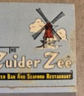 The Zuider Zee Oyster Bar Restaurant Texas Locations Vtg Unused Matchbook Se