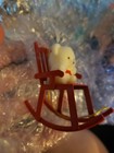 Avon Teddy Bear Collection The Gift Collection Teddy In Rocker Ornament Nib New 
