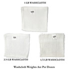 12x12 White Value Washcloths Lt Weight Cloth Rags Bath craft kitchen garage face