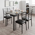 5 Piece Kitchen Dining Room Table Set Kitchen Table And Chairs Dinette Furniture