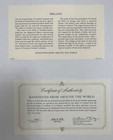 Franklin Mint Ireland Specimen Banknotes Set W  Coa  1978 