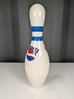 Vintage 15 Inch Pepsi Advertisement White Bowling Pin Promo Display Collectible
