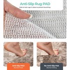 Rug Pad Non Slip Carpet Pad For Hardwood Floors Rug Gripper 8x10 Area Rug Pad