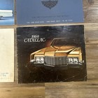Vintage Lot Of 8 1962-1969 Cadillac Dealer Brochure Catalogs Illustrated