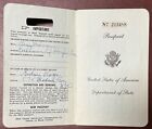 Benny Goodman United States Passport Used From 1956 Through 1960  amazing 