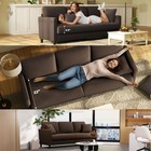 Teddy Velvet Sofa Modern Couch Love Seat Settee Room Apartment Office Couch