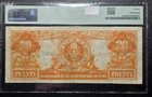1906  20 Gold Certificate Parker Burke Pmg Vf 20